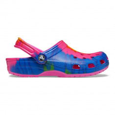 Saboti Crocs Classic Tie-Dye Graphic Clog Roz - Electric Pink/Multi