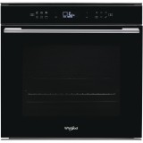 Cuptor incorporabil electric Whirlpool W7 OM4 4S1 P BL, Al 6-lea Simt, 73 l, 8 functii, grill, timer, display, clasa A+, negru