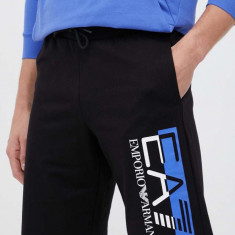 EA7 Emporio Armani pantaloni scurti din bumbac culoarea negru