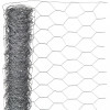 Nature Plasă din s&acirc;rmă, 0,5 x 10 m, oțel galvanizat, 25 mm, hexagonal