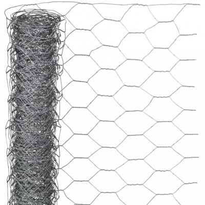 Nature Plasă din s&amp;acirc;rmă, 0,5 x 10 m, oțel galvanizat, 25 mm, hexagonal foto