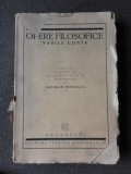 OPERE FILOSOFICE - VASILE CONTA