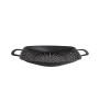 Tigaie pentru gratar BBQ, 50,2 x 29 x 4,8 cm, otel carbon