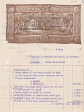 Factura Reprezentant General De Mercier Freres de Paris Bucuresti Victoriei 1922