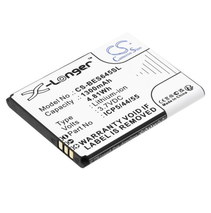 3,7V-1300MAH AKKU ALTERNATIV F&Uuml;R BEA-FON SL645, SL645 PLUS
