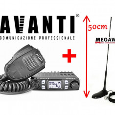 Statie Radio CB Avanti Micro Vox + Antena Megawat MW47