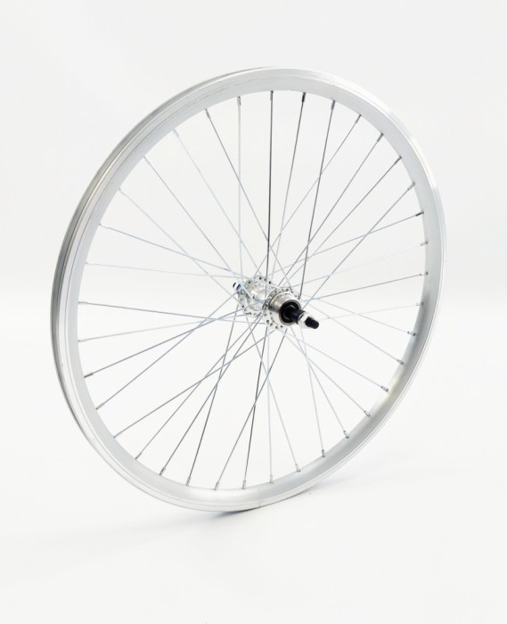 Roata spate DSX dubla pentru biciclete MTB 24&quot;, culoare argintiu Cod:K493