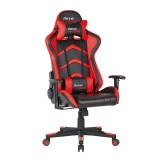 Scaun gaming GN90 Indianapolis, suport lombar, perna tetiera, cotiere reglabile, rotativ, mecanism multiblock, 150 kg, negru rosu