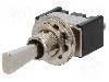 Intrerupator basculant, 3 pozitii, mod comutare (ON)-OFF-(ON), SP3T, {{Producator}} - TSM123F1 foto