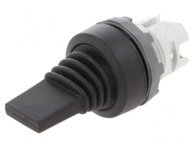 Comutator Basculant 22mm Negru IP66 foto
