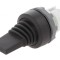 Comutator Basculant 22mm Negru IP66