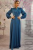 G818-4 Rochie eleganta cu material petrecut in fata, L/XL, M, M/L, S/M