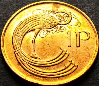 Moneda 1 PENCE - IRLANDA, anul 2000 *cod 1764 B foto