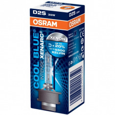 Bec auto Xenon pentru far Osram D2S Cool Blue Intense, up to 20%, 35W, 1 Buc foto