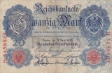 GERMANIA 20 marci 1910 VF!!!