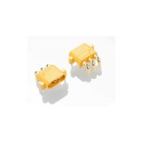 Conector alimentare DC soclu MR30 tata 3pin 15A 500V pentru PCB THT