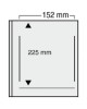 5 folii transparente, Variant, cu 1 buzunar de 225 x 152 mm