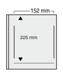 5 folii transparente, Variant, cu 1 buzunar de 225 x 152 mm