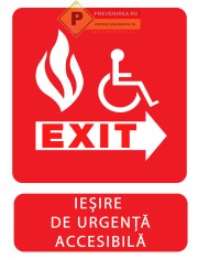 Indicatoare de urgenta pe usa foto
