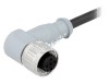 Conector: M12 mufă PIN: 4 mamă cod A-DeviceNet / CANopen 3m - Conector M12 PIN 4 mamă 3m