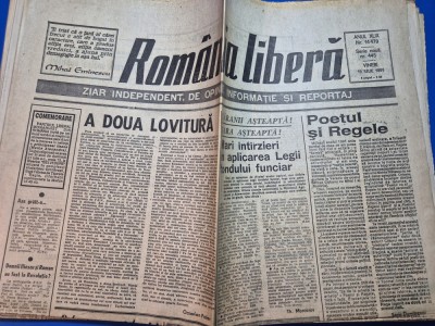ziarul romania libera 19 iulie 1991 - foto