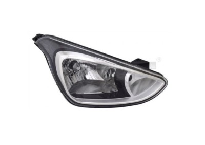 Far HYUNDAI I10 (BA), 01.2014-, partea dreapta, TYC, tip bec H4+H7+PY21W+W5W; electric; cu motor; halogen; cu lumina pentru viraje statica foto