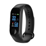 Cumpara ieftin Bratara Fitness TarTek M3 Fitness Band, Display OLED, Notificari, Pedometru, Bluetooth, Negru