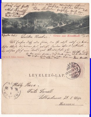 Brasov- Vedere generala-clasica-1899 foto
