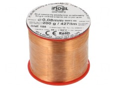 S&acirc;rmă Emailată Cupru 0,08mm 0,2kg