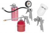 Kit compresor Airtool W-2005A1, 5 părți, pulverizare/suflare/inflare/pulverizare/furtun, Strend Pro
