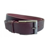 Curea barbati, casual, eleganta, din piele naturala, Visiniu - CK13VIS, Lucianis style