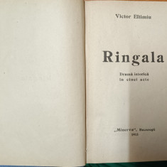 VICTOR EFTIMIU - RINGALA, DRAMĂ ISTORICĂ ÎN CINCI ACTE