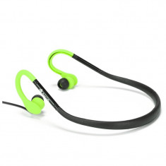 Casti stereo Cougar NGS, jack 3.5 mm, Verde/Negru foto