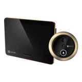 Vizor electronic smart Wi‑Fi EZVIZ EP4 4K cu ecran tactil 5.5 inch, auriu