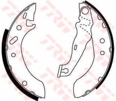 Set saboti frana FORD KA (RB) (1996 - 2008) TRW GS8611 foto