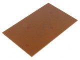 Placă laminată FR2, h&acirc;rtie tare, 1.5mm x 160mm x 100mm