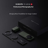 Cumpara ieftin Kit de fotografie Xiaomi 13 Ultra, Verde, carcasa protectie de piele + declansator si buton de zoom + adaptor filtru de 67mm + capac lentila