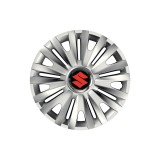 Set 4 capace roti Cu Inel Cromat Royal R15 Compatibil Cu Suzuki, Autohelix MSA