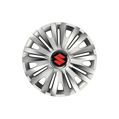 Set 4 capace roti Cu Inel Cromat Royal R15 Compatibil Cu Suzuki foto