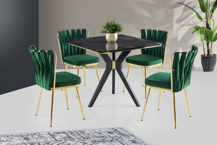 Masă Kare Ares Dining Table, 87x75x87 cm