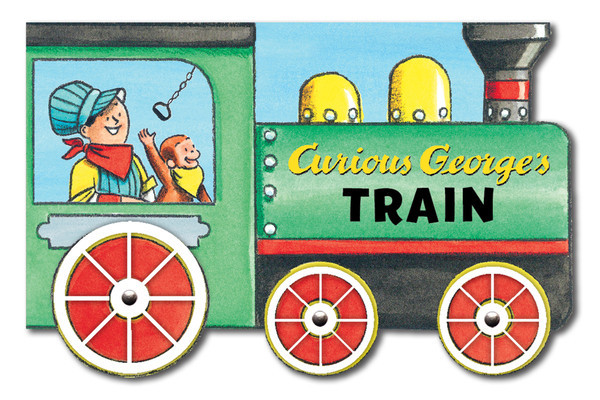 Curious George&#039;s Train (Mini Movers Shaped Board Books)