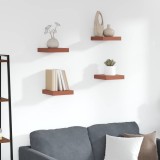 VidaXL Raft de perete 4 pcs Roșu 23 x 23,5 x 4 cm Lemn compozit 42019919