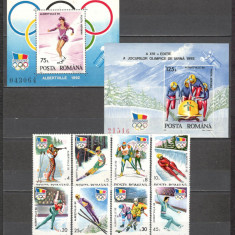Romania.1992 Olimpiada de iarna ALBERTVILLE DR.560