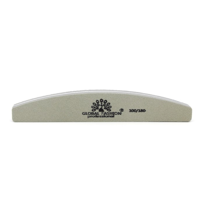 Pila buffer pentru unghii, granulatie 100/180, gri