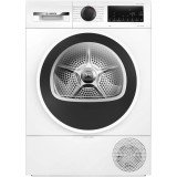 Uscator de rufe Bosch WQG24101BY, Pompa de caldura, 9 Kg, 18 programe, AutoDry Technology, AntiVibration, Filtru EasyClean, Clasa D, Alb