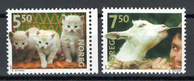 Norvegia 2001 MNH - Animale de companie, nestampilat foto