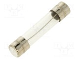Siguranta fuzibila lenta, 0,3A, tensiune 250V AC, 6,3x32mm, OPTIFUSE - TSA-300MA