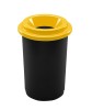 Cos gunoi colectare selectiva 50L Galben - Reciclare Hartie, Plastic, Sticla - Ideal Birou, Acasa