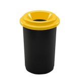 Cos gunoi colectare selectiva 50L, Galben