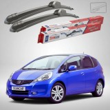 Cumpara ieftin Ștergătoare Honda Jazz Gen III (GE6/GE8/GG1-GG6/GP1) Hatchback 2008-2015 | Set Față Flat &ndash; TeamCar&reg;